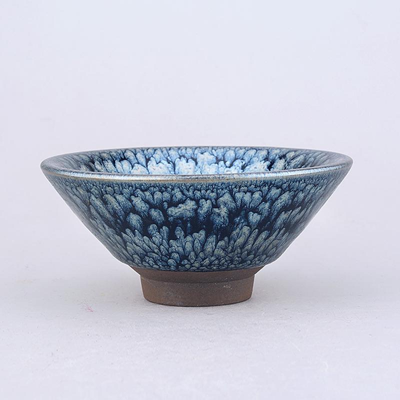 bloom jian zhan tenmoku ware tea cup