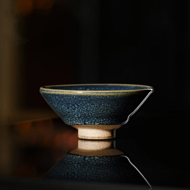 Blue Jian Zhan Tenmoku Tea Cup