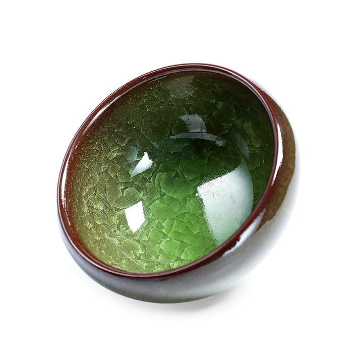 emerald jiazn zhan tenmoku ware tea cup