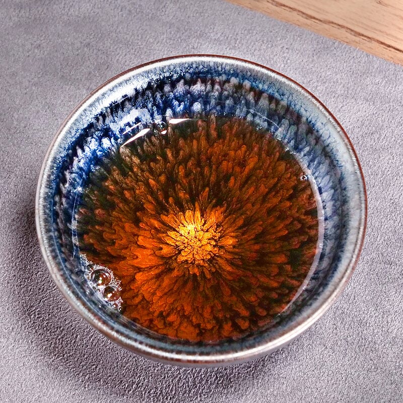 glacier jian zhan tenmoku ware tea cup