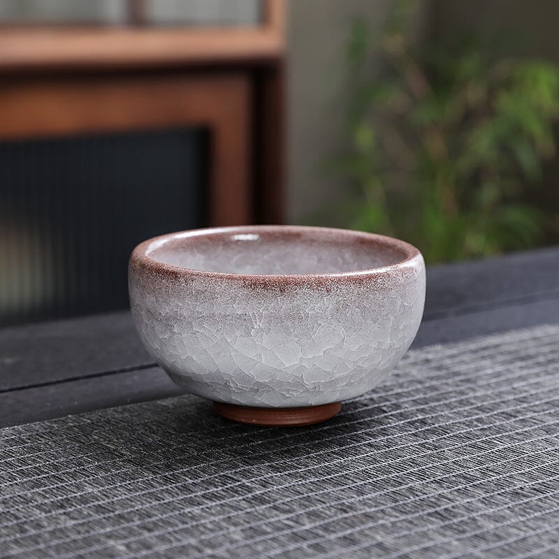 ivory rift jian zhan tenmoku ware tea cup