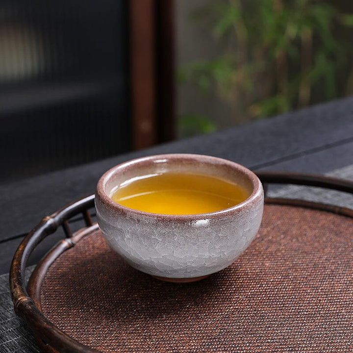 ivory rift jian zhan tenmoku ware tea cup