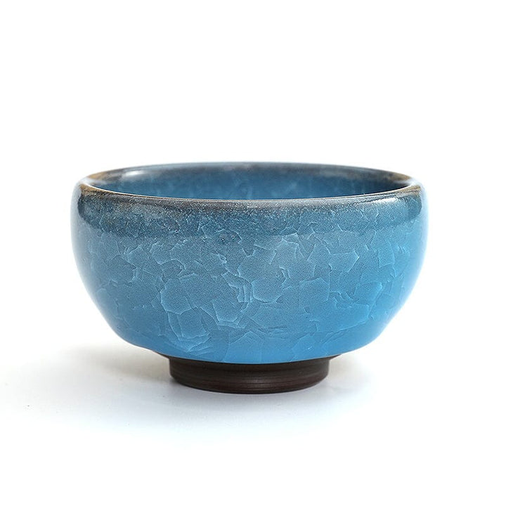 lake blue jian zhan tenmoku ware tea cup