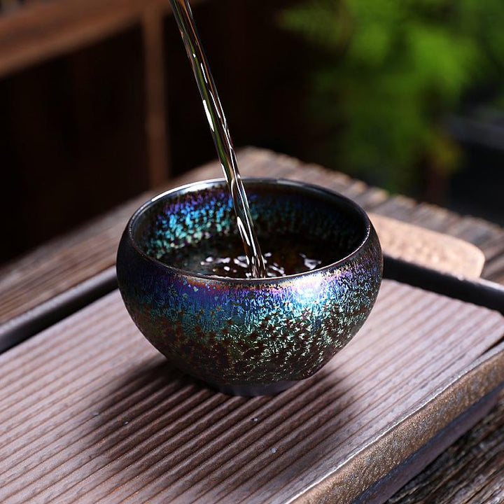 magic jian zhan tenmoku ware tea cup