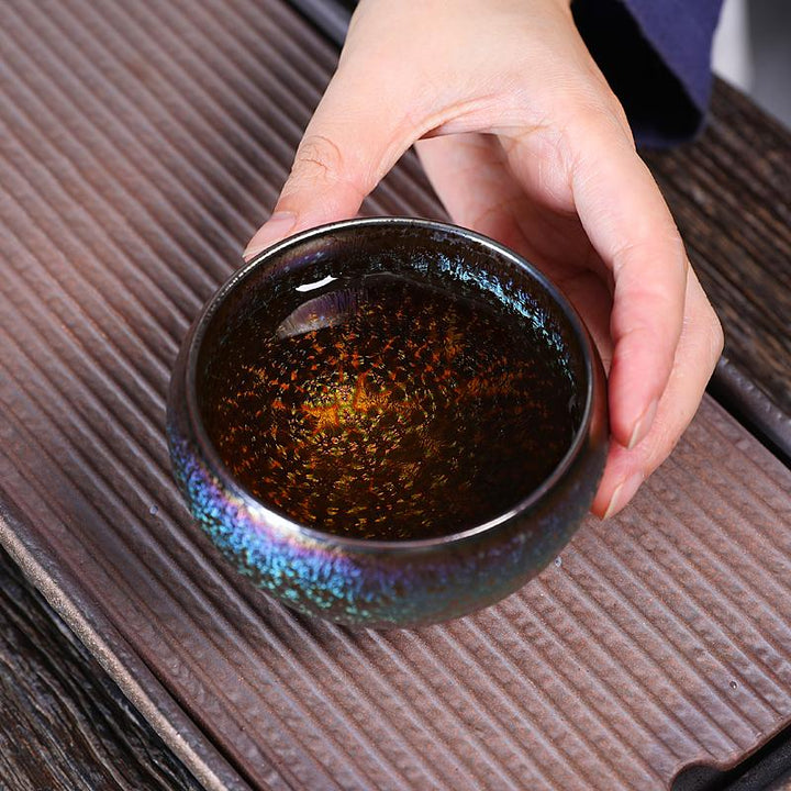 magic jian zhan tenmoku ware tea cup