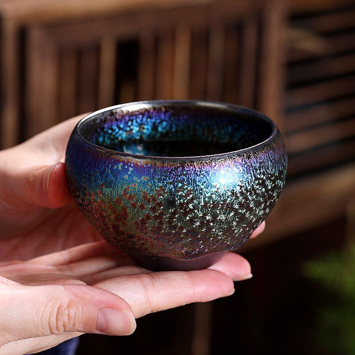 magic jian zhan tenmoku ware tea cup