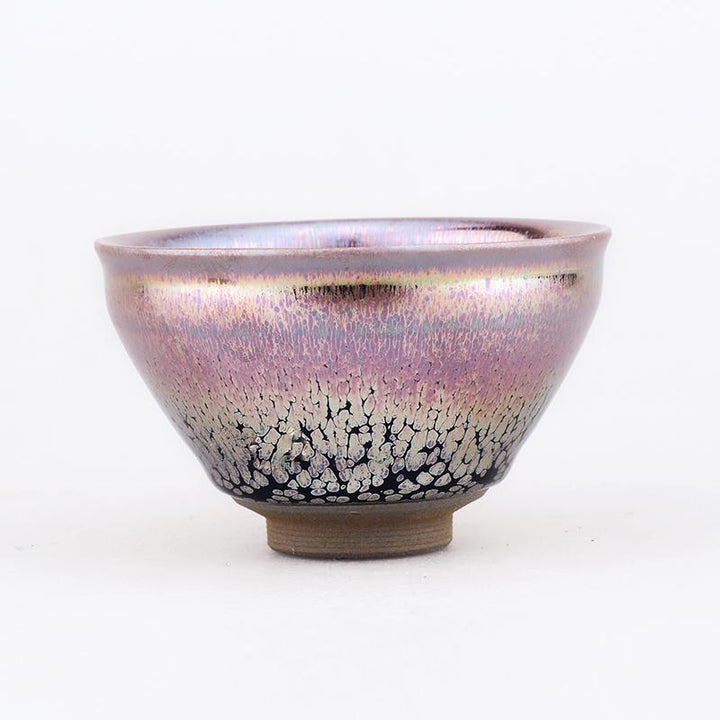 pink jian zhan tenmoku ware tea cup