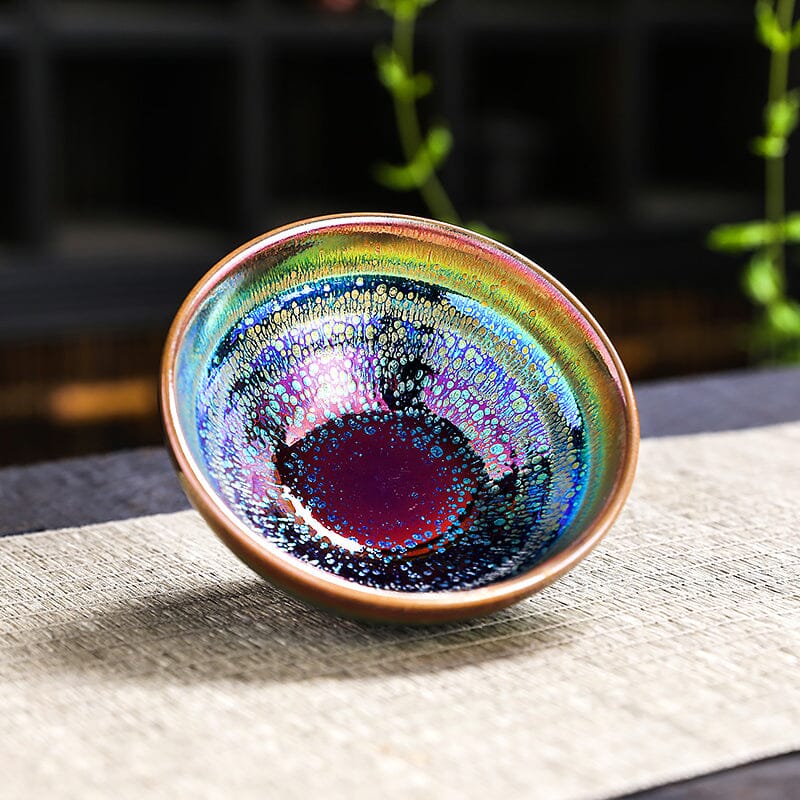 splash jian zhan tenmoku ware tea cup