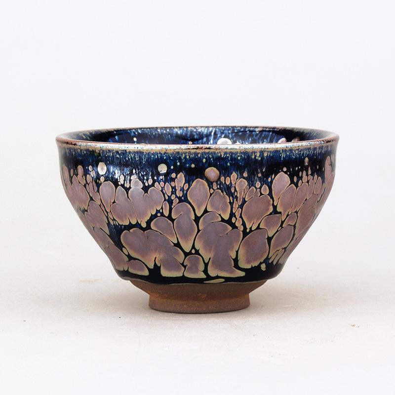 sunset jianzhan tenmoku ware tea cup