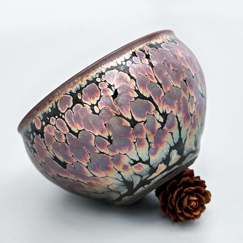 Zen Rainbow Yuteki Tenmoku Jian Zhan Tea Bowl / Cup