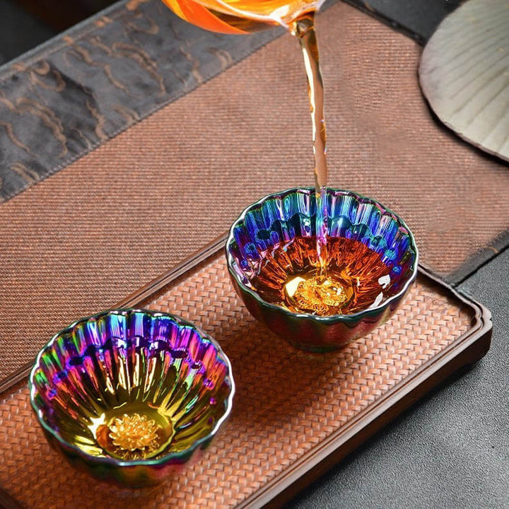 Sun Lotus Tenmoku Jian Zhan Tea Cup