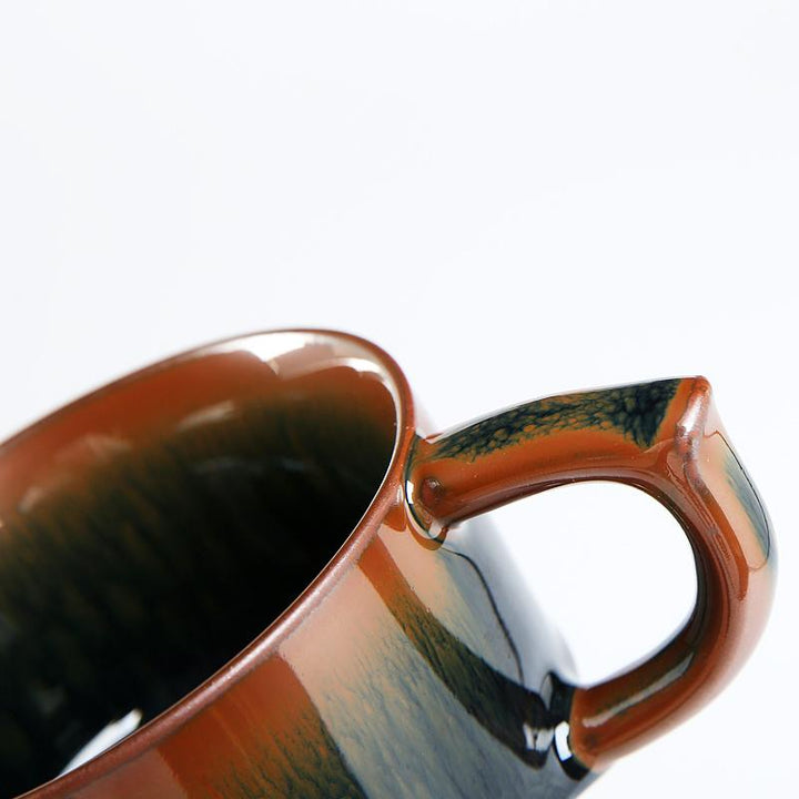 Ink Golden Jian Zhan Tenmoku Coffee Cupcup