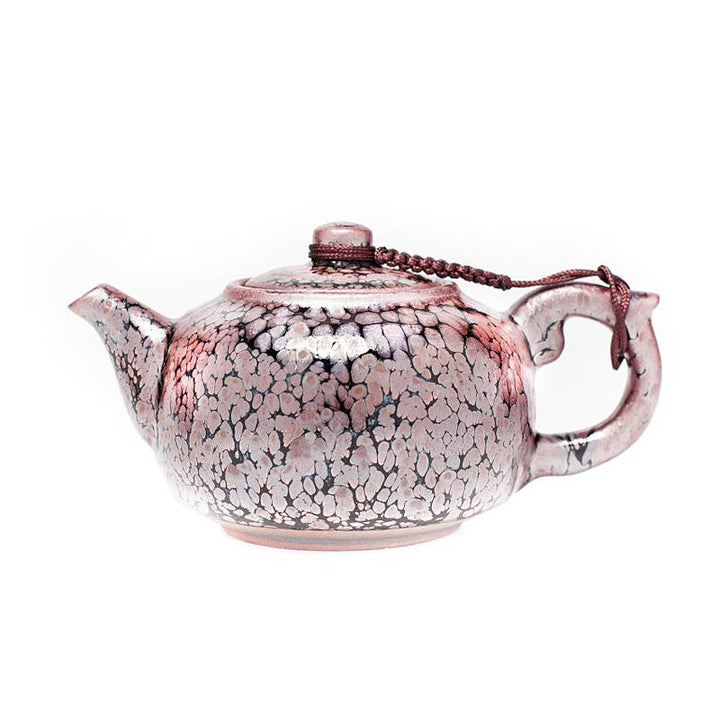 Pink Oil Spot Jian Zhan Teapot Ware