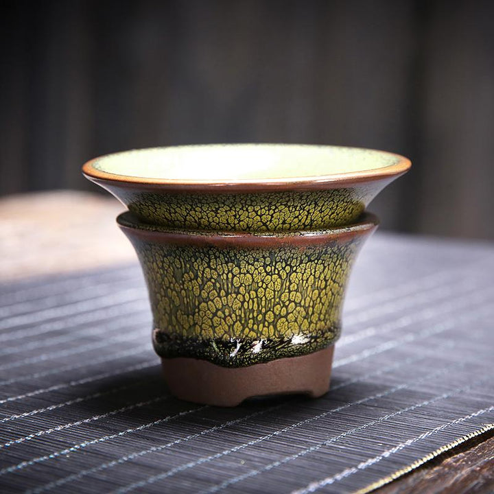 Francolin Tenmoku Jian Zhan Tea Set