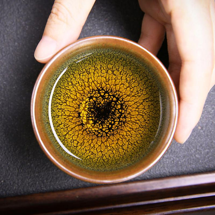 Francolin Tenmoku Jian Zhan Tea Set